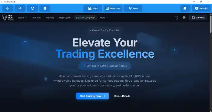 اسکرین شات نرم افزار ترو ترید