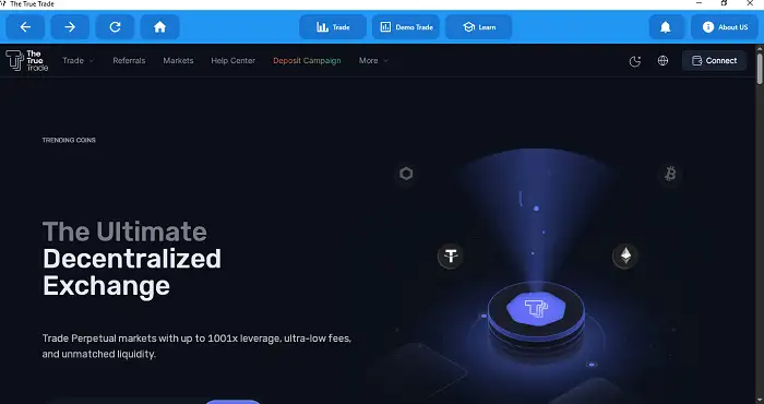 اسکرین شات نرم افزار The True Trade